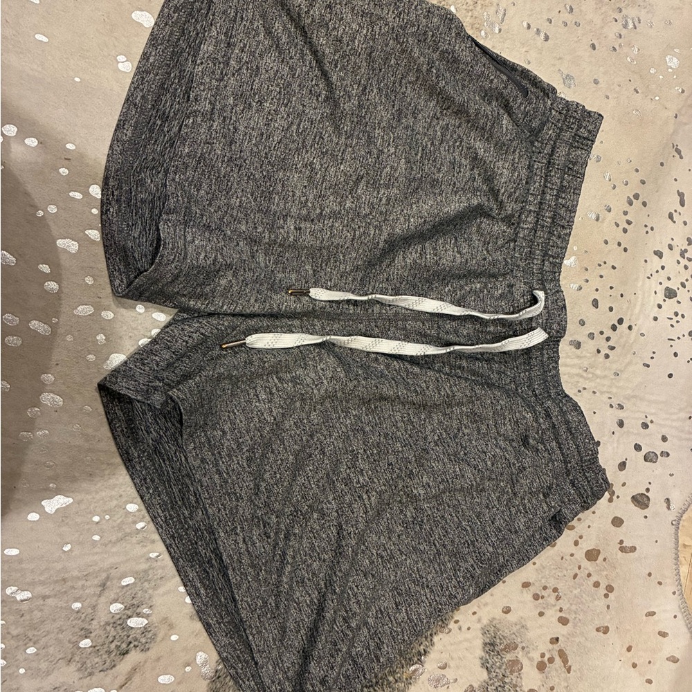 Pacific Trail Charcoal Shorts with White Drawstring